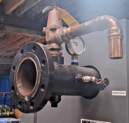 AERCO BMK1500 BOILER 1500MBH 107SQFT 44GALLON 160PSIG 115V 1500000BTU 15A 2HP