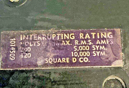 SQUARE D A1B120 CIRCUIT BREAKER 20A ****LOTOF2****