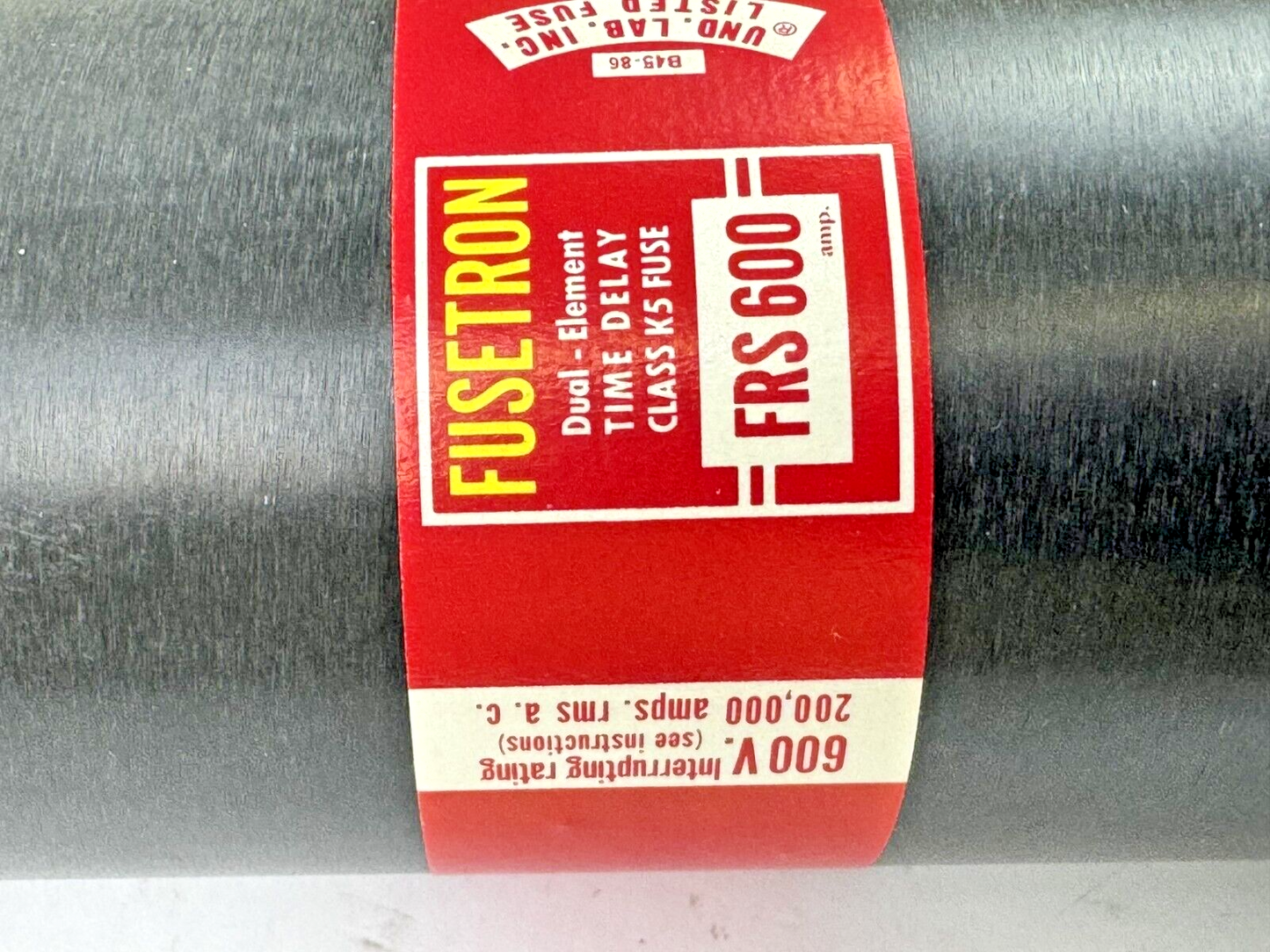 BUSSMANN - FRS 600 - FUSETRON DUAL-ELEMENT FUSE - 600 A/ 600 VAC