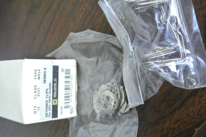 SQUARE D NH5 (1) NH6 (2), NH 34 (1) SOCKET END PLUGS, CONNECTORS RETAINER CLIPS