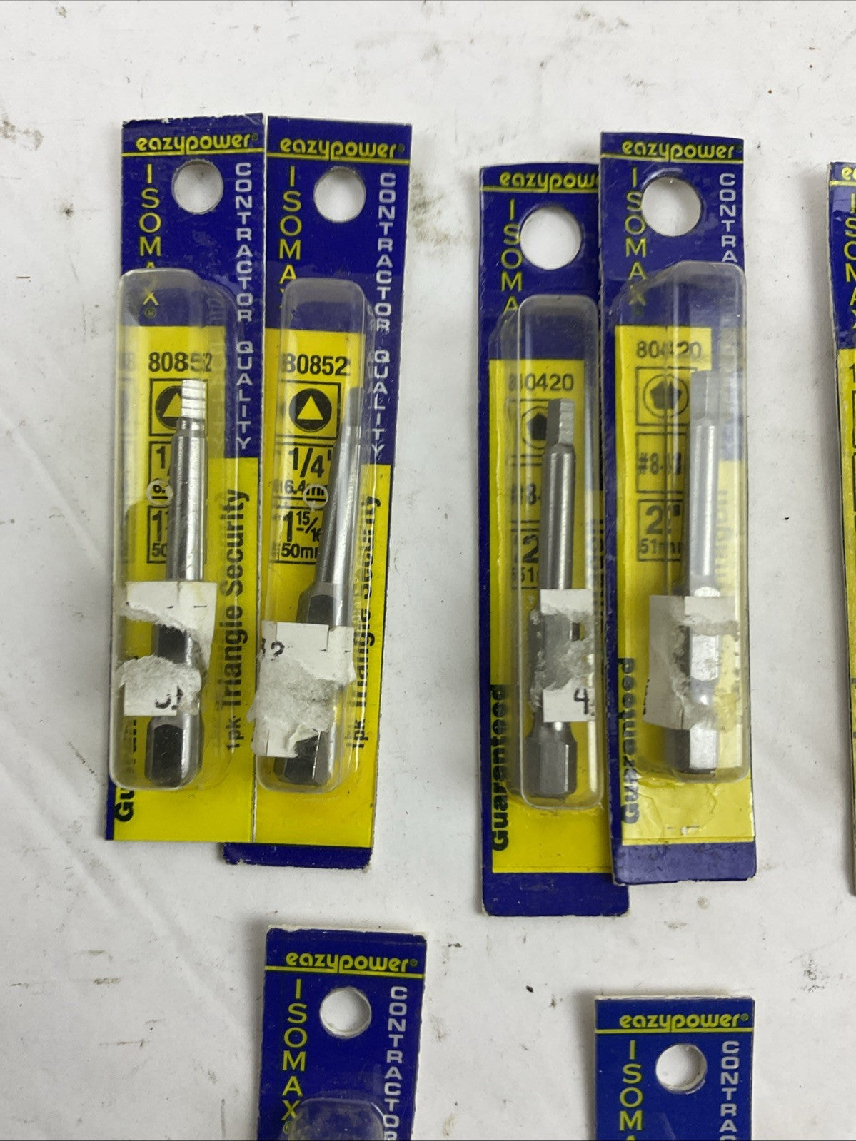 EAZYPOWER ISOMAX CONTRACTOR QUALITY MISC BIT LOT