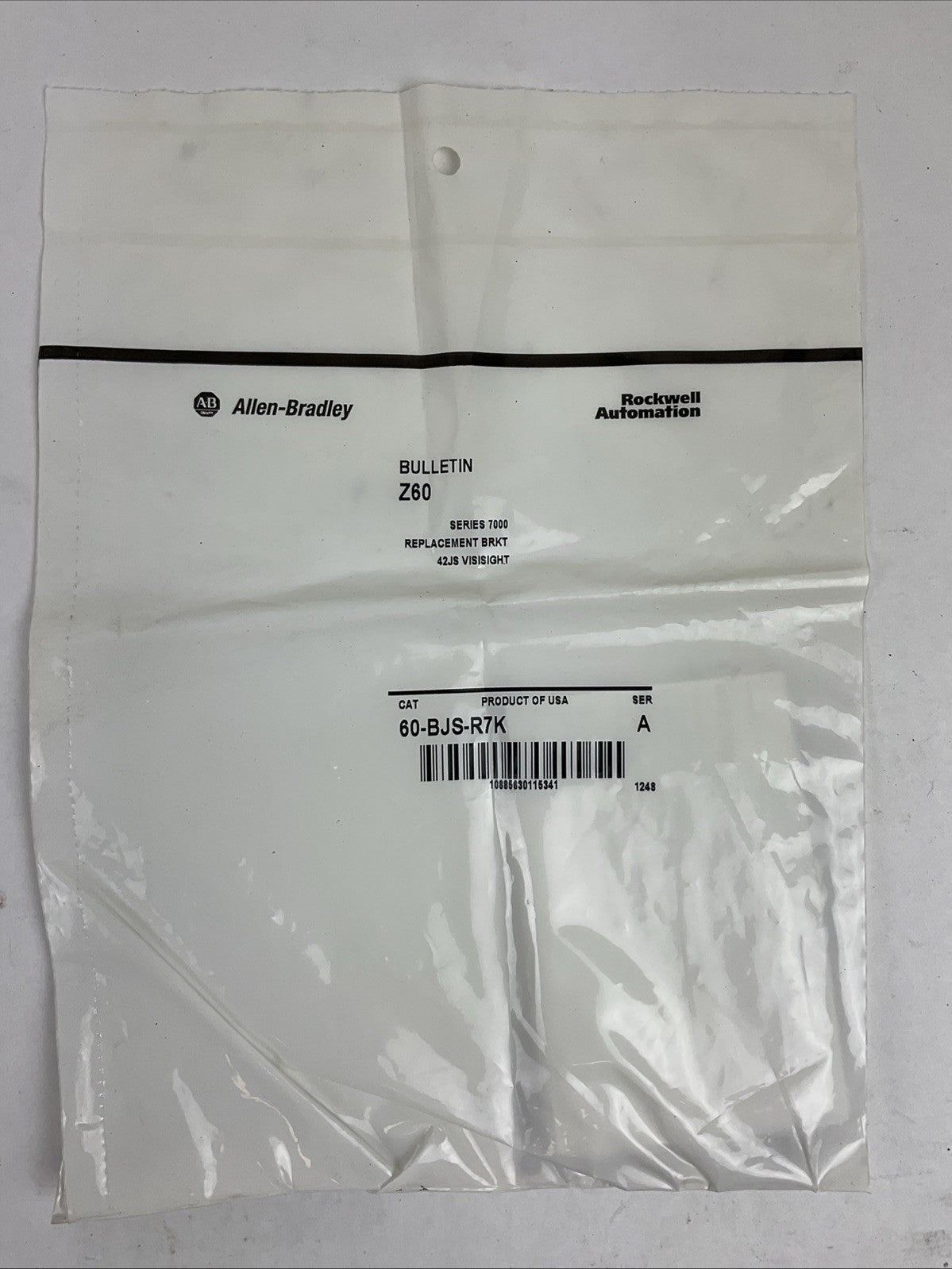 ALLEN BRADLEY 60-BJS-R7K SER A SERIES 7000 REPLACEMENT BRKT 42JS (LOT OF 3)