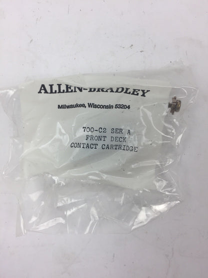 ALLEN BRADLEY 700-C2 FRONT DECK CONTACT CARTRIDGE SER A (LOT OF 10)