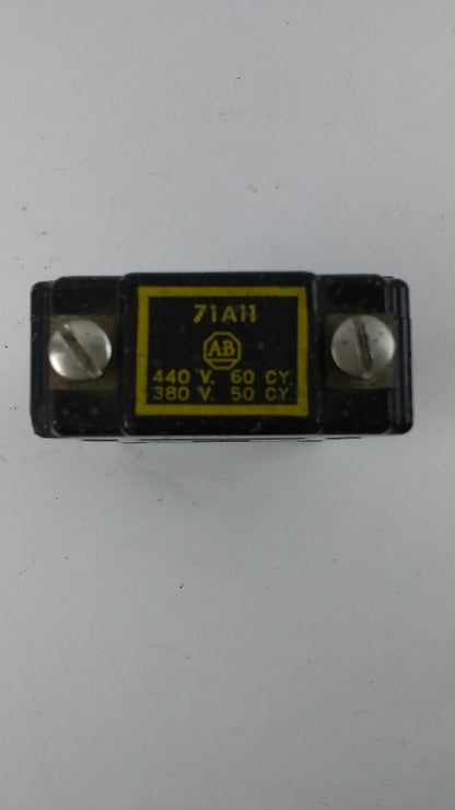 ALLEN BRADLEY 71A11 COIL 440V 60CY 380V 50CY