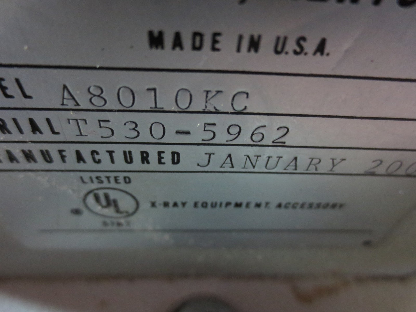 GE 2183001 ADVANTX (EL) CONSOLE & A8010KC STAND