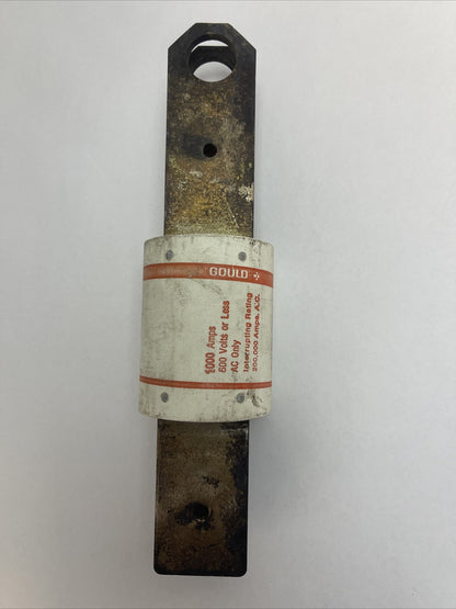 GOULD SHAWMUT A6Y1000 AMP-TRAP CURRENT LIMITING FUSE FORM 600 1000A 600VAC TYPE