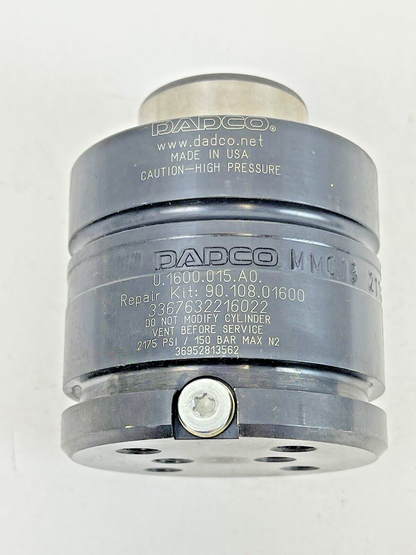 DADCO - U.1600.015 - NITROGEN GAS SPRING - 2175 PSI - 150 BAR - ULTRA FORCE