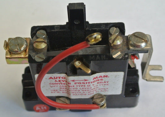 ARROW HART 38557-1995 RELAY, SWITCHABLE "AUTO-MANUAL" - NEW SURPLUS
