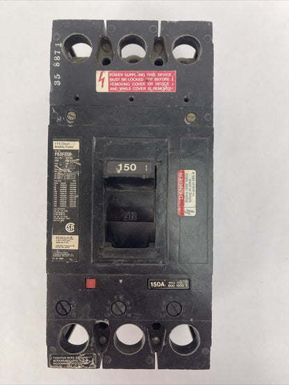ITE F63F250 CIRCUIT BREAKER 150AMP 600VAC 3POLE