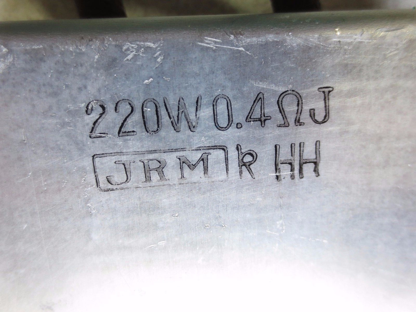 JRM JAPAN RESISTOR Mfg. 220W, 0.4 Ω J - 0.4 OHM - RESISTOR