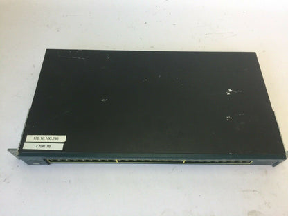 CISCO WS-C2950-24 CATALYST 24 PORT ETHERNET MANAGED NETWORK SWITCH