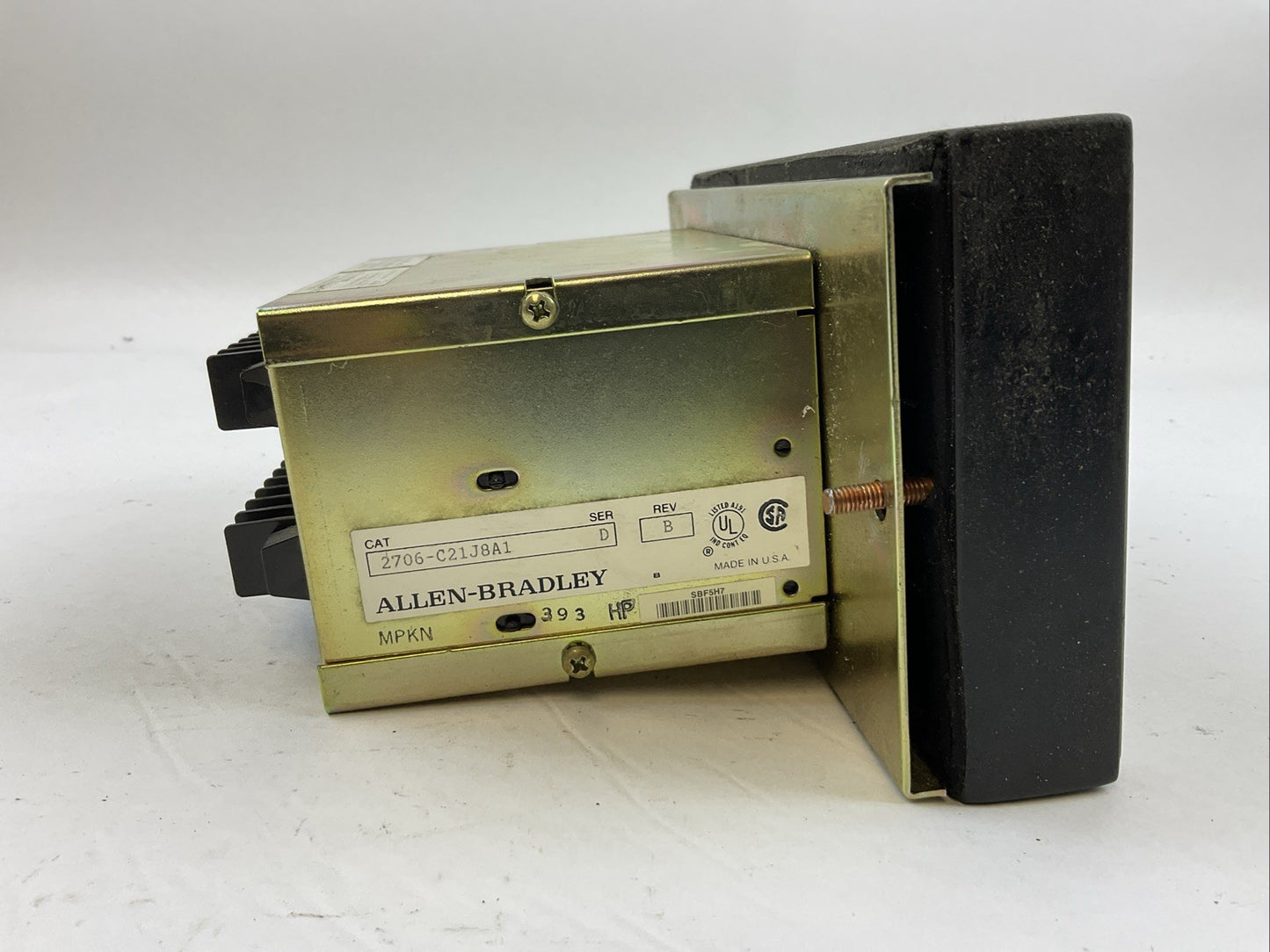 ALLEN BRADLEY 2706-C21J8A1 SER D REV B DATALINER DISPLAY 110/120VAC