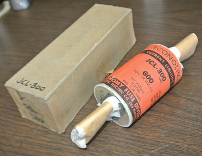 ECONOMY / FEDERAL PACIFIC ELECTRIC / JCL-300 FUSE / 300A / 600V / NEW SURPLUS