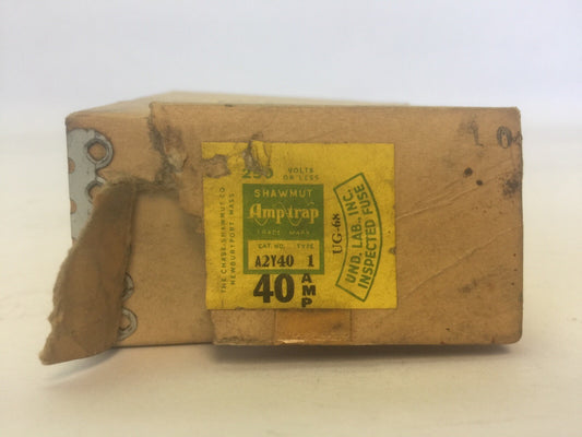 SHAWMUT A2Y40 CURRENT LIMITING FUSE 40AMP 250VAC (LOT OF 10)