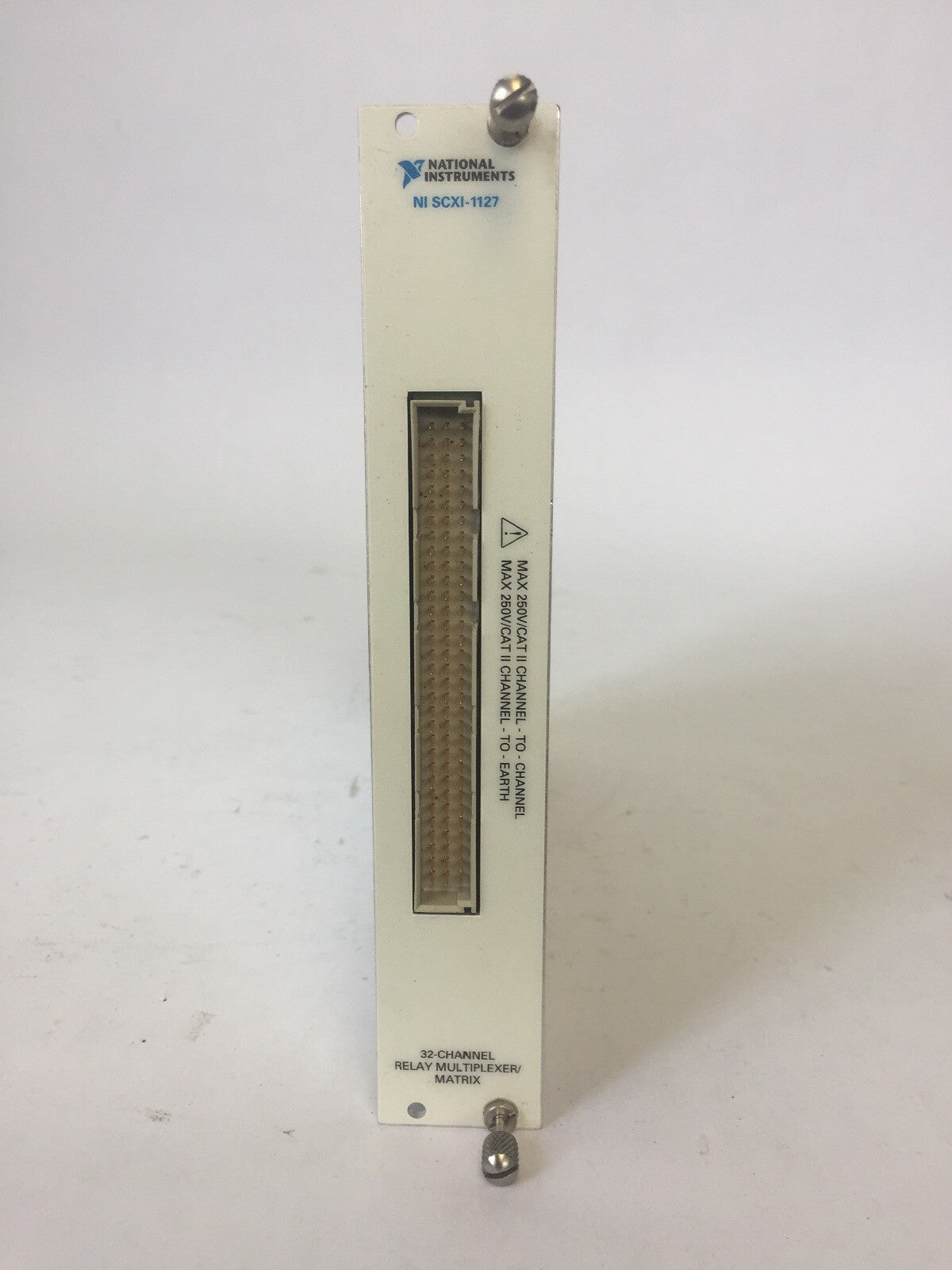 NATIONAL INSTRUMENTS SCXI-1127 32-CHANNEL RELAY MULTIPLEXER/MATRIX 250V/CAT
