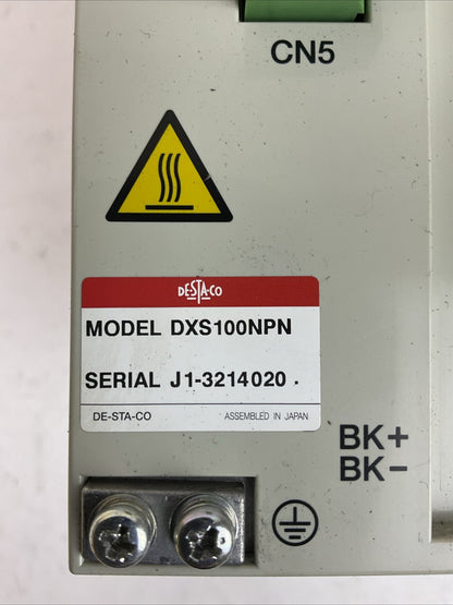 DESTACO DXS100NPN DX SERIES DRIVER OUTPUT 3PH 0-230VAC 1.9A INPUT 1PH 100-115VAC