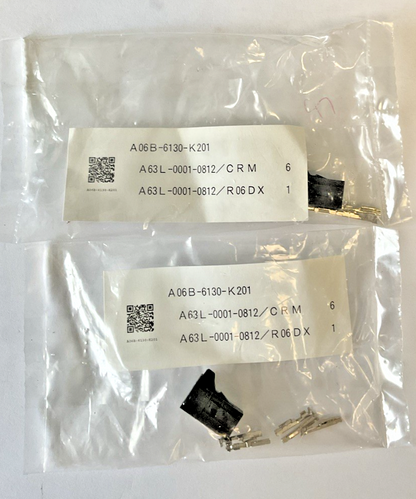 FANUC A06B-6130-K201 CONNECTOR A63L-0001-0812***LOTOF2***
