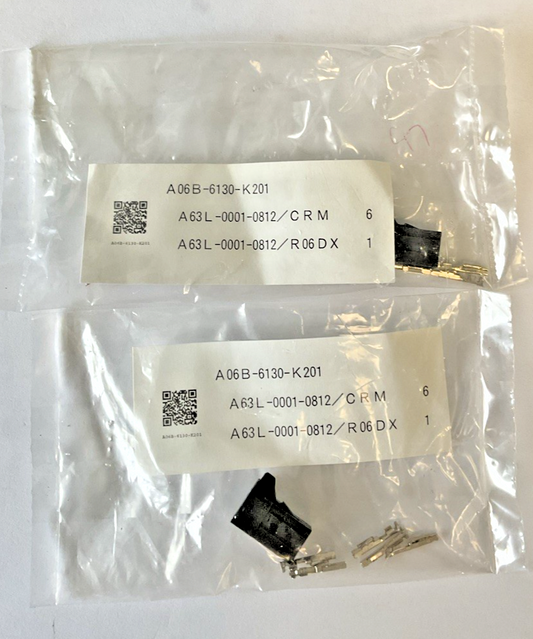 FANUC A06B-6130-K201 CONNECTOR A63L-0001-0812***LOTOF2***