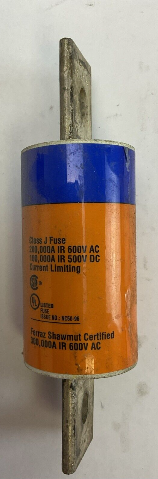 FERRAZ SHAWMUT AJT125 SMART SPOT AMP-TRAP 2000 FUSE 500VDC 600VAC 125A