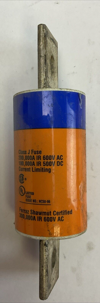 FERRAZ SHAWMUT AJT125 SMART SPOT AMP-TRAP 2000 FUSE 500VDC 600VAC 125A
