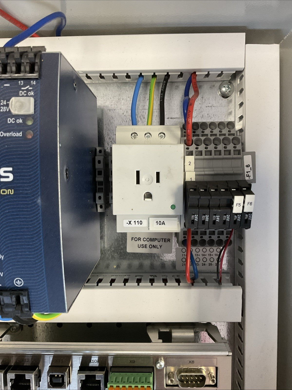 SICK MSC800-1120T00 1054307 MODULAR SYSTEM CONTROLLER INPUT 120VAC 50-60HZ