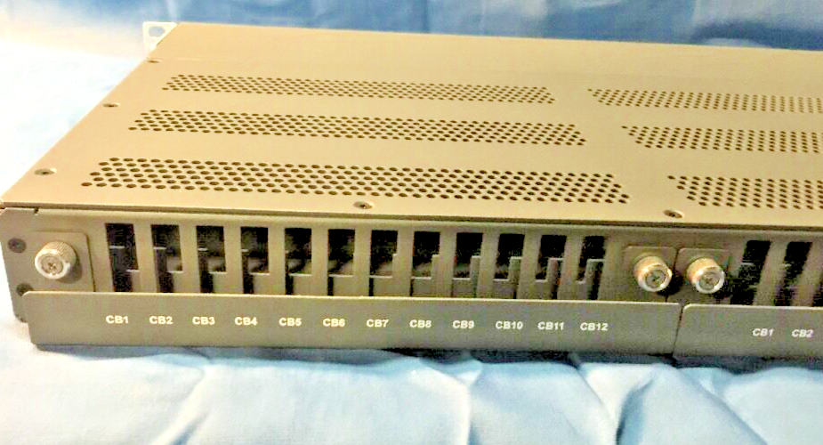 E-T-A X1180R 1U POWER DISTRIBUTION SYSTEM X1180R-500-0558-2-120X120-19-048 72VDC