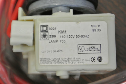 SQUARE D / 9999 SP28R PILOT LIGHT KIT / RED / TYPE S / SIZE 00-4 / NEW SURPLUS