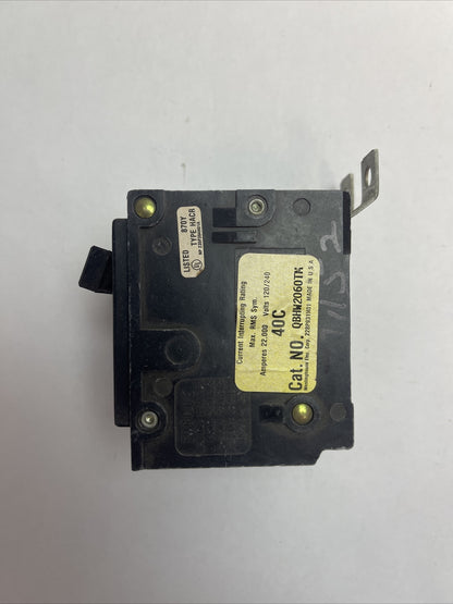 WESTINGHOUSE QBHW2060TM QUICKLAG CIRCUIT BREAKER 60AMP 120/240VAC 2POLE