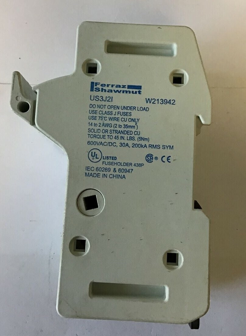 FERRAZ SHAWMUT US3J2I 2 POLE FUSE HOLDER *LOTOF2*