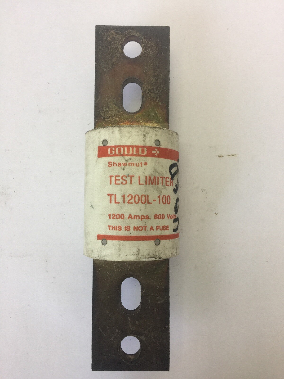 GOULD SHAWMUT TL1200L-100 TEST LIMITER 1200A 600V CLASS L LIMITS *NOT A FUSE*