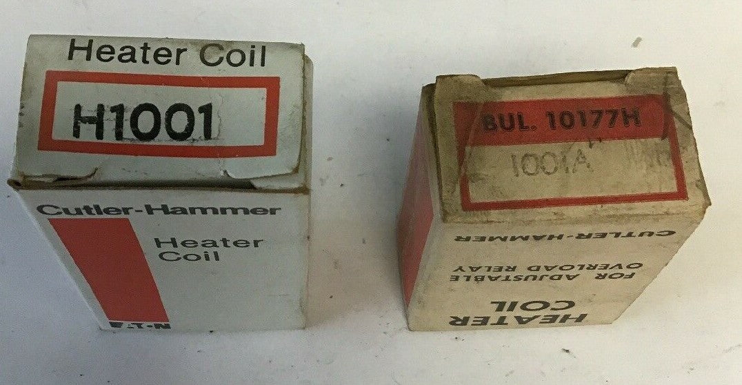 CUTLER HAMMER H1001A ADJ. OVERLOAD RELAY HEATER COIL***LOTOF2***