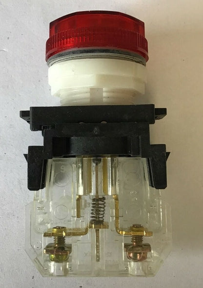 WESTINGHOUSE PB3HHRV7 INDICATING LIGHT 22.5MM MINI OIL-TITE RED LENS 120V