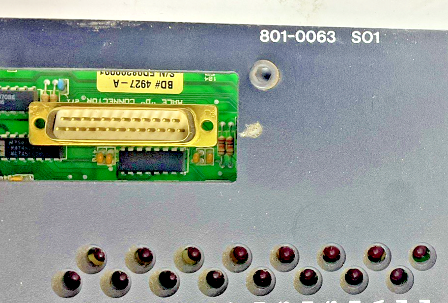 MEDAR 801-0063 SO1 CONTROL BOARD W/ KEYPAD