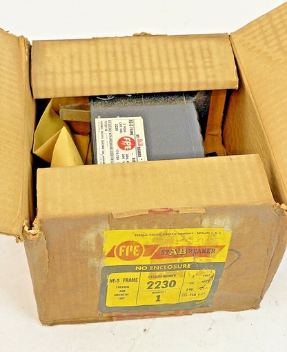 FEDERAL PACIFIC - 2230 - 2 POLE, 30A, 240 VAC AB CIRCUIT BREAKER - FPE