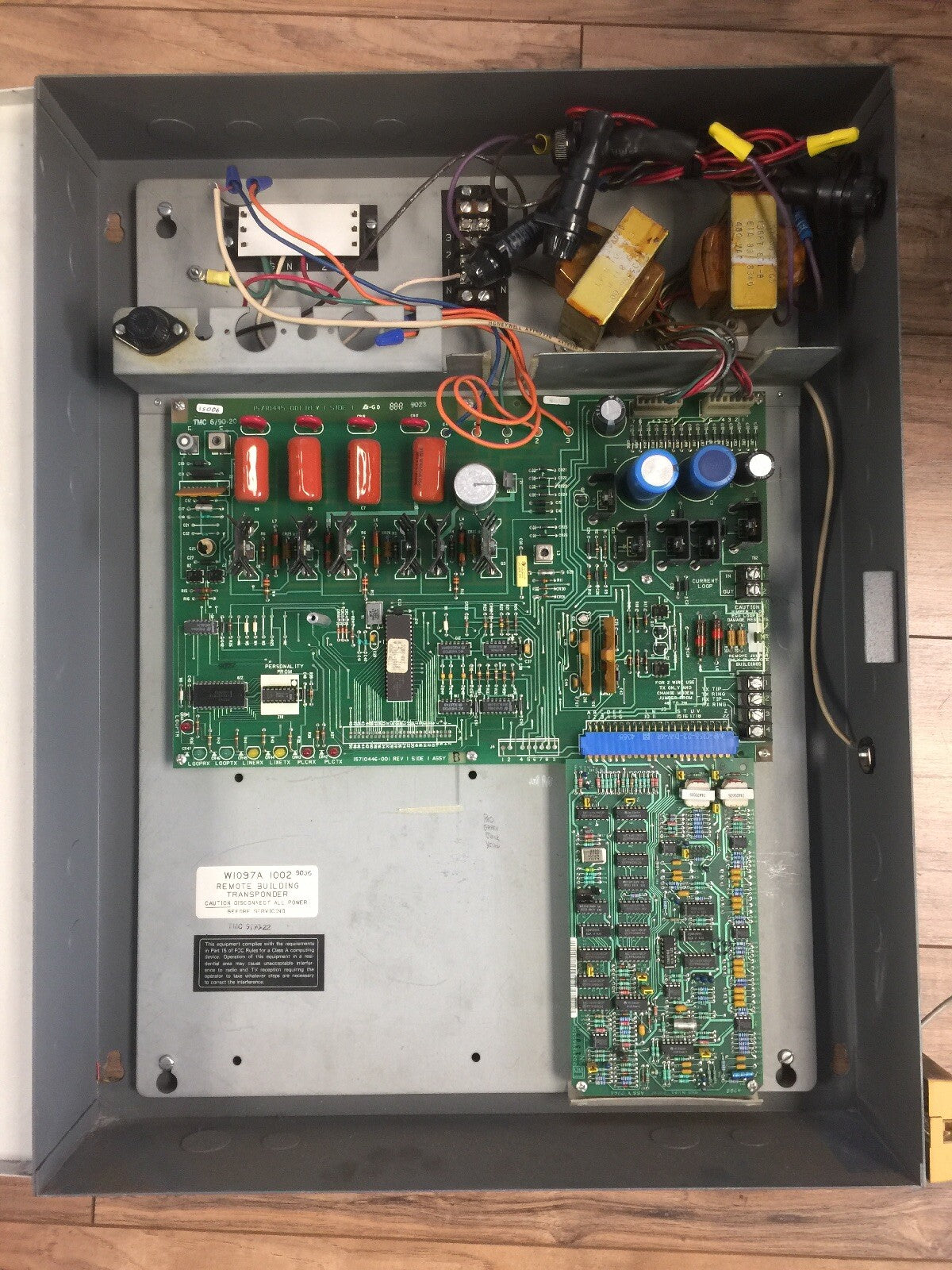 HONEYWELL W1097A1002 REMOTE BUILDING TRANSPONDER 15710446-001 15710445-001