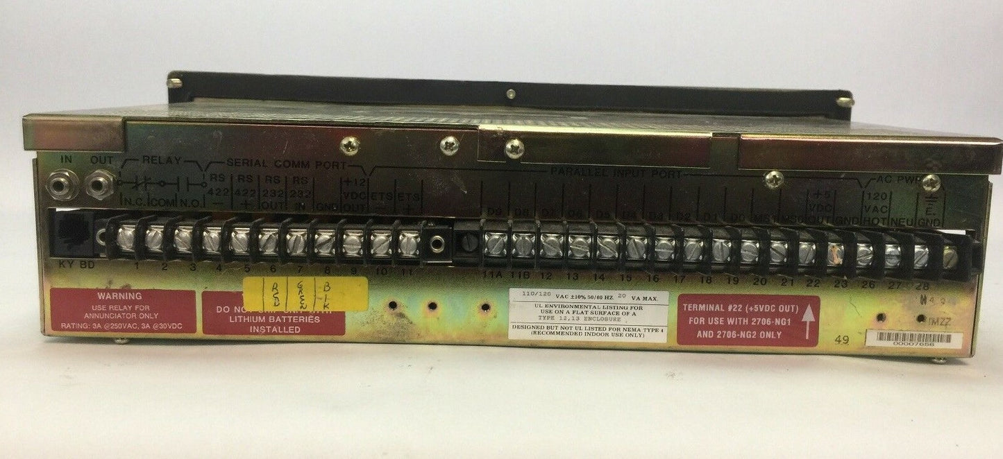 ALLEN BRADLEY 2706-B21J31 DIGITAL MESSAGE DISPLAY