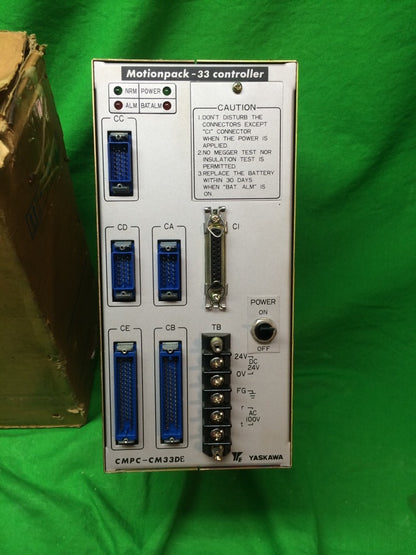 YASKAWA ELECTRIC CMPC-CM33DE MOTIONPACK CONTROLLER SINGLE PHASE