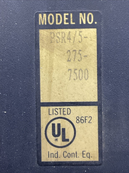 CINCINNATI MILACRON PSR4/5-275-7500 POWER SUPPLY OUTPUT 310VDC 75ADC INPUT