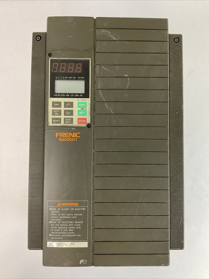 FUJI FRN020G11S-4UX FRENIC 5000G11 OUTPUT 3PH 20HP 380-460V30A SOURCE 380-480V