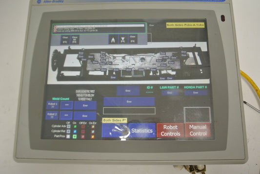 ALLEN-BRADLEY 6182H-15TEH4B VersaView CE1500H COLOR TOUCH DISPLAY MONITOR 24VDC