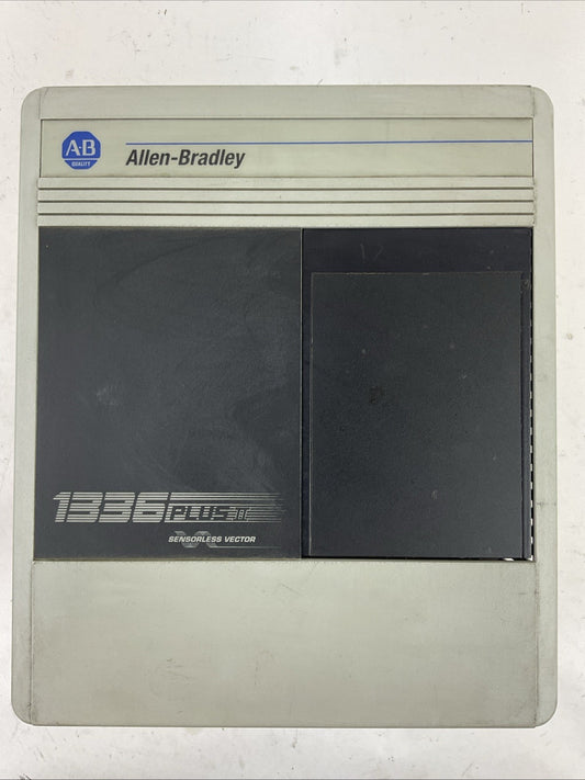 ALLEN BRADLEY 1336F-BRF50-AA-EN-GMS1 SER B 1336 PLUS II SENSORLESS VECTOR DRIVE