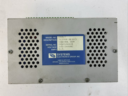 SEA HSMLT TESTER REJECT CONTROL HSM 100-240VAC 0.5A