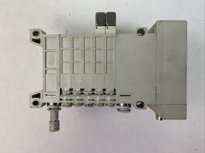 SMC EX260-SIL1-X210 24VDC COMPACT SERIAL INTERFACE (2)VQC1400N-51 SOLENOID VALVE