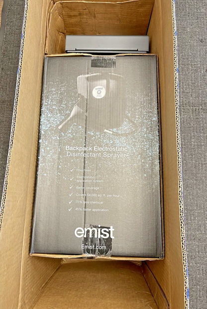 EMIST - EM360 - BACKPACK ELECTROSTATIC DISINFECTANT SPRAYER - WITH CART