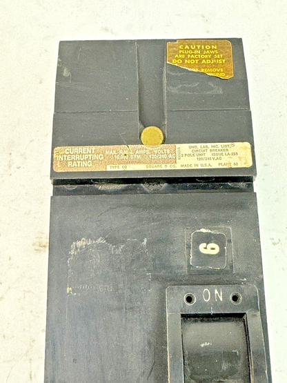 SQUARE D - Q221175AC - MOLDED CASE CIRCUIT BREAKER - 2 POLE/ 175 A/ 240 VAC