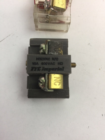 ITE H32XNC CONTACT BLOCK 10A 600VAC (LOT OF 3)