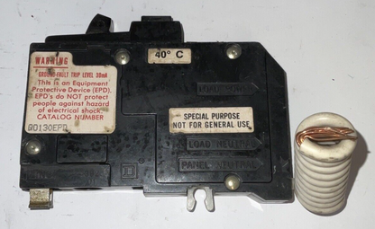 SQUARE D QO130EPD CIRCUIT BREAKER 30A 120VAC TYPE QO