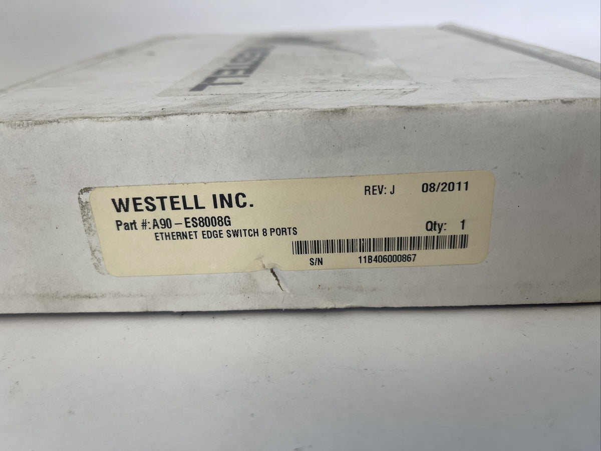 WESTELL A90-ES8008G ETHERNET MAGED SWITCH 8 PORTS GIG REV J