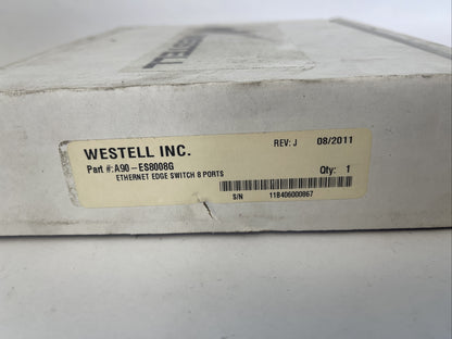 WESTELL A90-ES8008G ETHERNET MAGED SWITCH 8 PORTS GIG REV J
