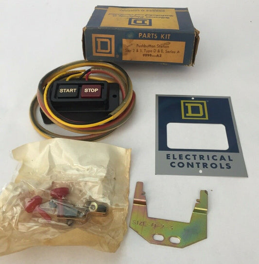 SQUARE D 9999 A2 PUSHBUTTON STATION SIZE 2 & 3 TYPE D & E